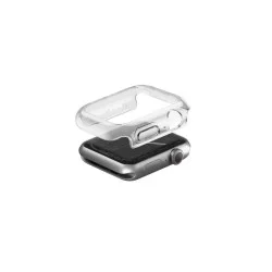 Uniq garde hybrid watch case with screen protection 40mm (se3|se2) - dove clear